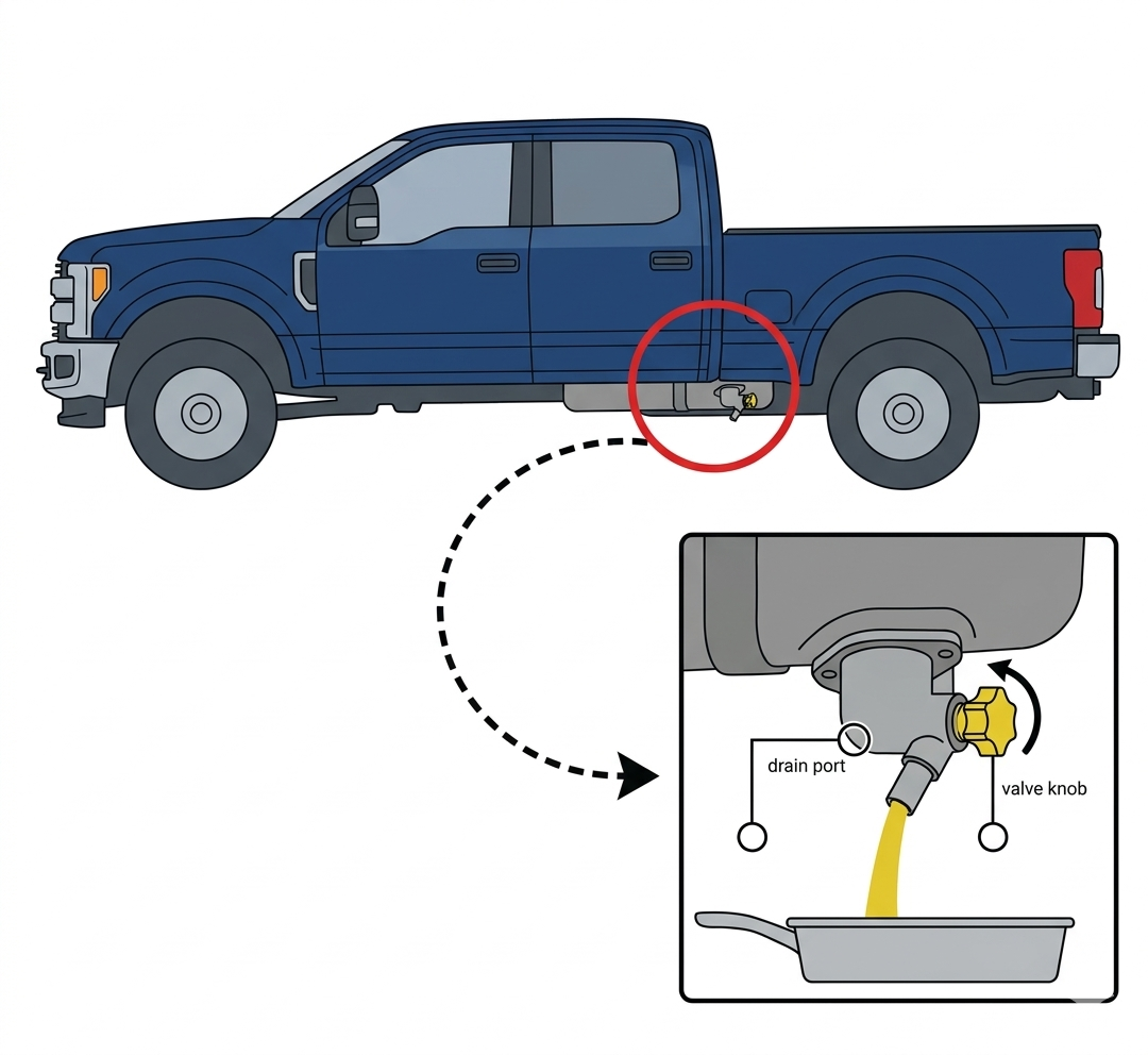 How to Drain Fuel Tank on Ford F250: Complete Professional Guide